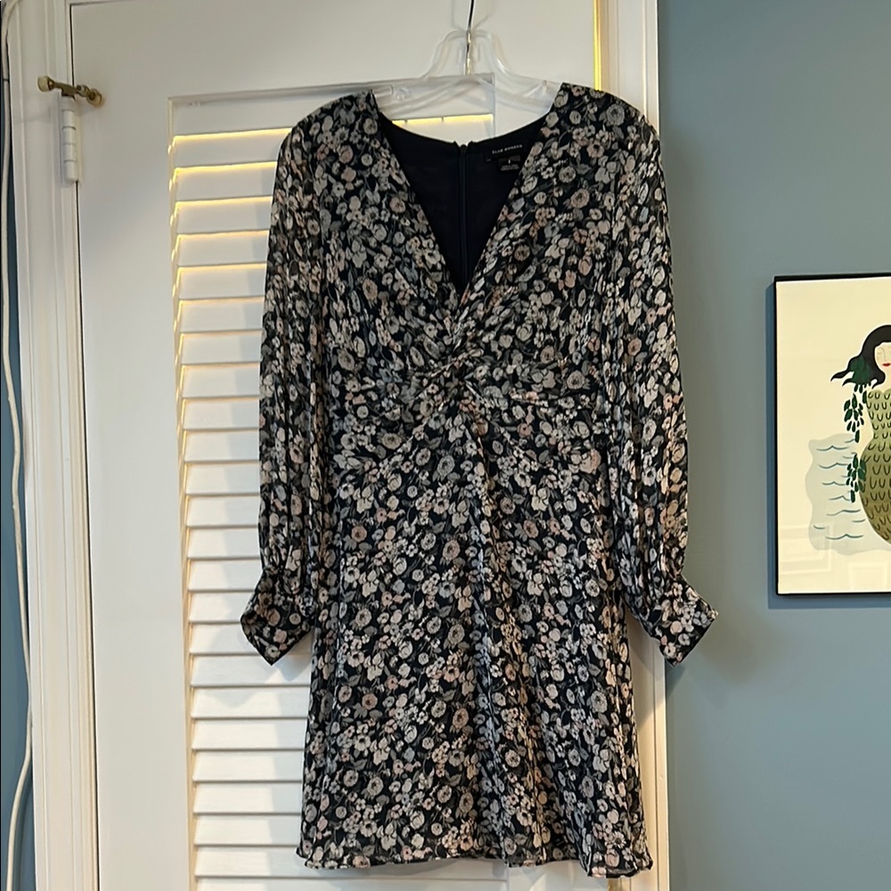 Club Monaco Floral Long Sleeve Dress *NJ*